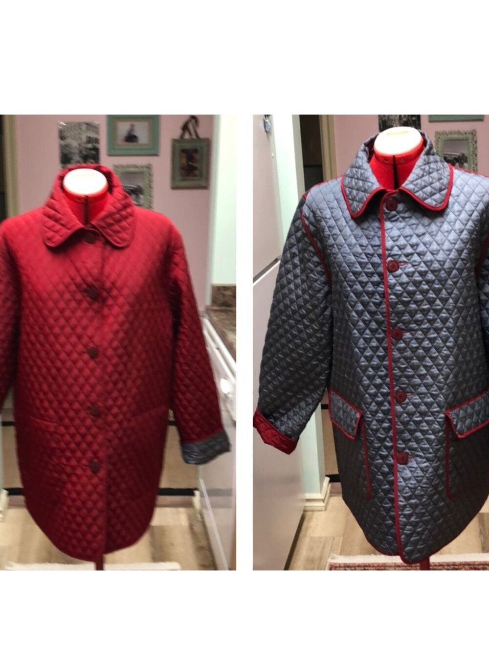 Nuage Quilted Reversible Jacket Size L